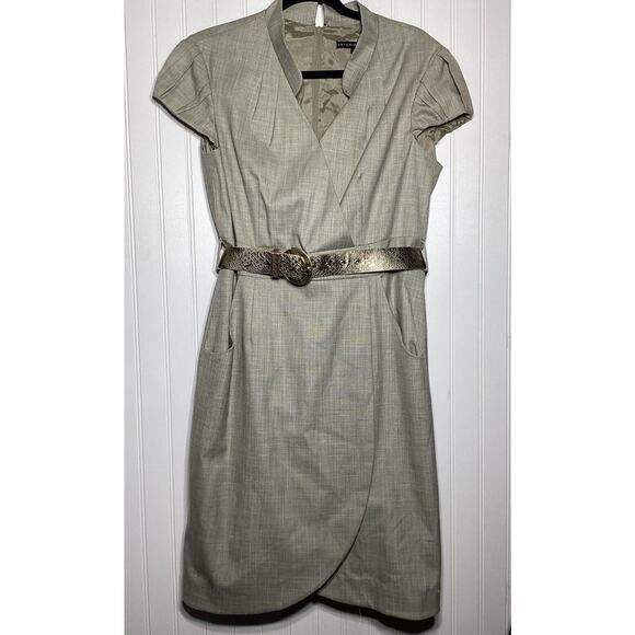 Antonio Melani Sheath Dress Womens 10 Brown Lined Sleeveless Ladies Work Party - Picture 2 of 8